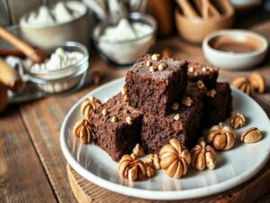 Delícia de Brownie Low Carb com Nozes