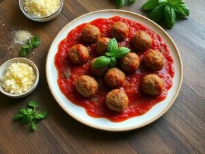 Almôndegas Low Carb ao Molho de Tomate da Vovó