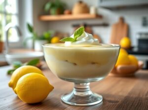 Receita de Mousse Low Carb de Limão com Creme de Coco